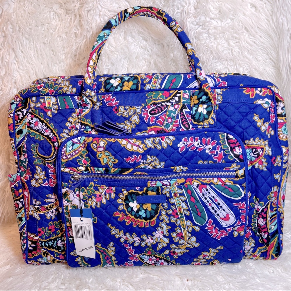 NWT Vera Bradley iconic weekender romantic paisley